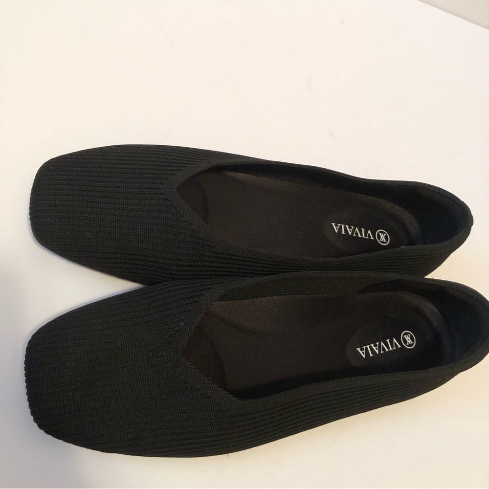 Vivaia Margot 2.0 Square Toe Slip On Ballet Flat 39.5 - Picture 6 of 8